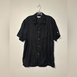 SOLID & STRIPED Men’s Cabana 100% Linen Casual Beachy Button Down Shirt Sz S
